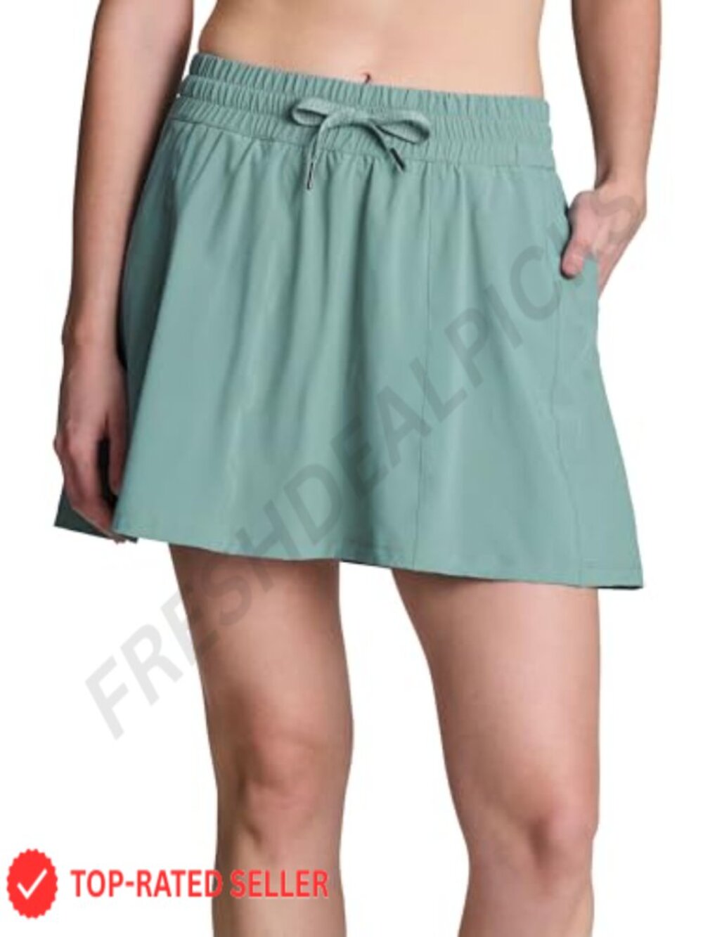 Flared Tennis Skort with Pockets Quick Drying Golf Pickleball Skort